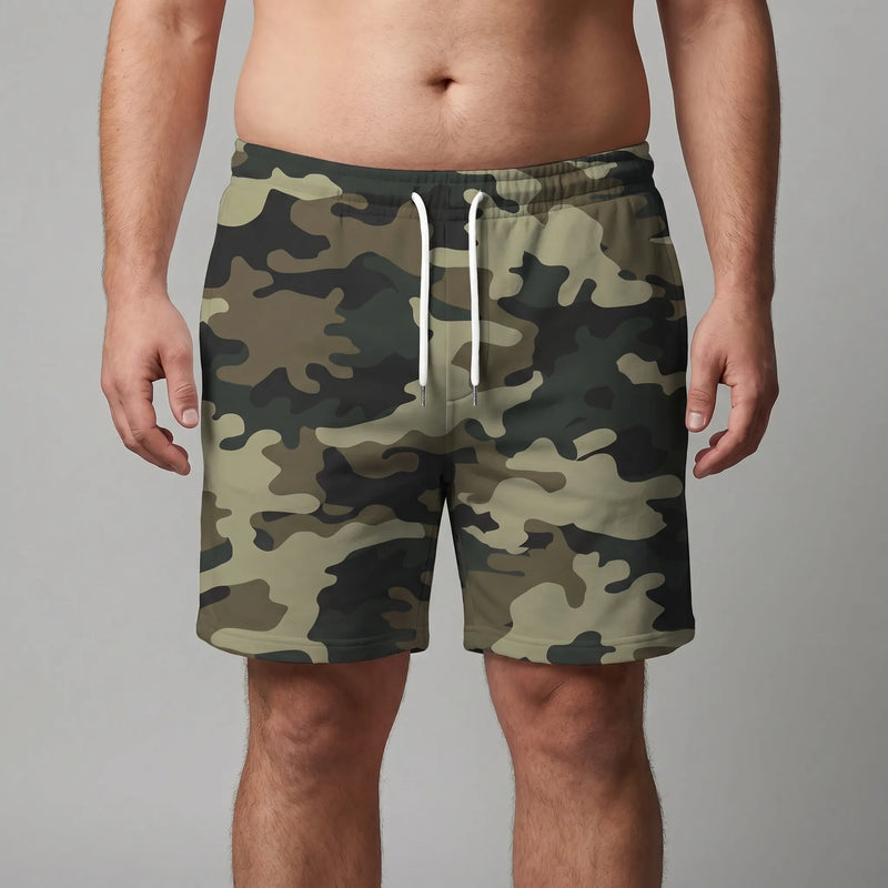 Plus Size Athletic Leisure Shorts - Christopher
