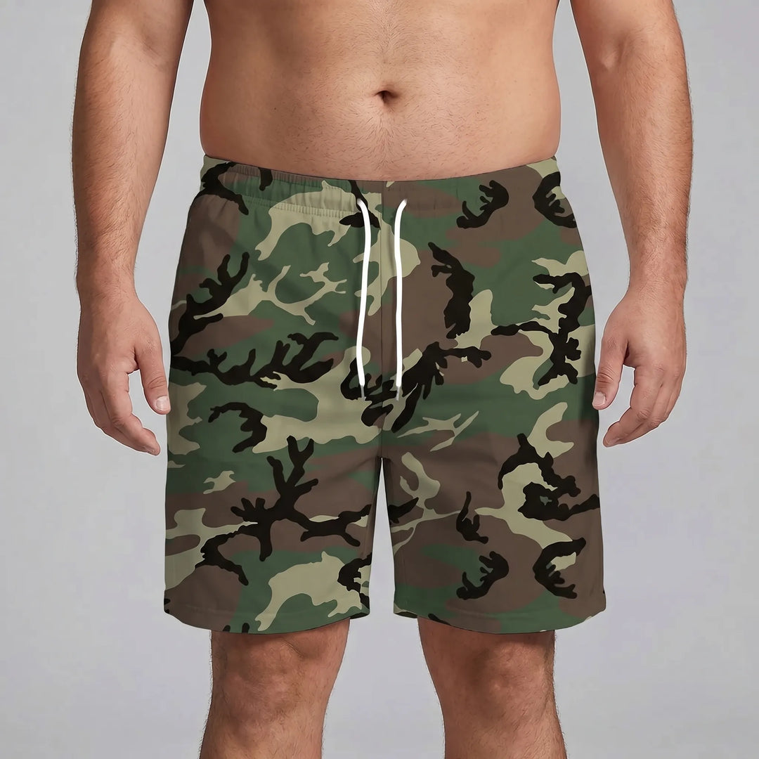 Plus Size Athletic Leisure Shorts - Christopher