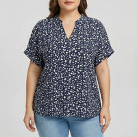 Plus Size Casual Button Shirt - Janie