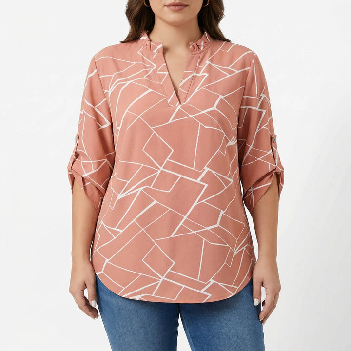 Plus Size Casual Fashion Top - Dawn