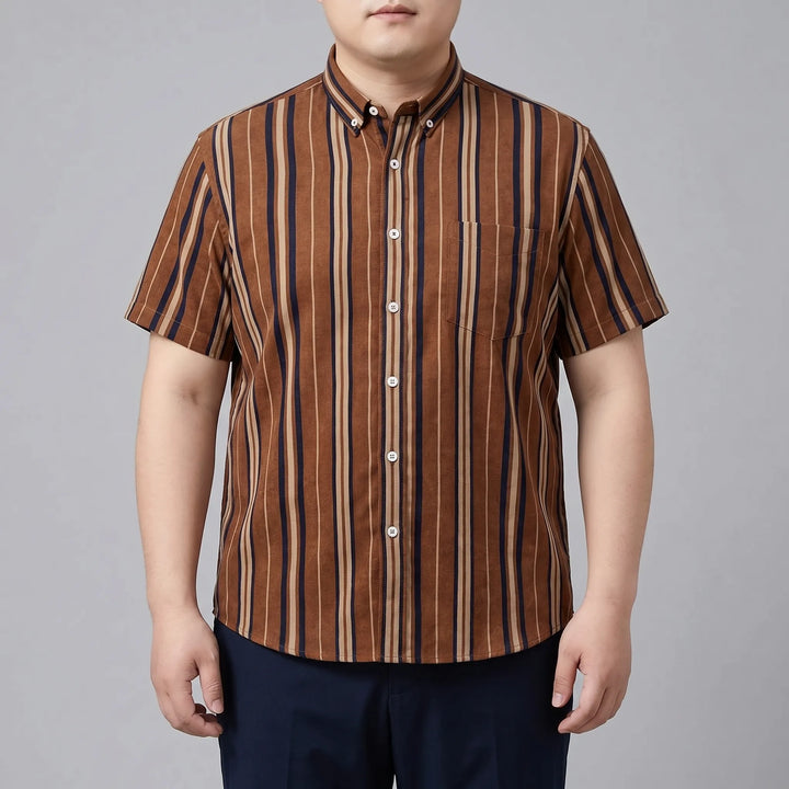 Plus Size Designer Casual Shirt - Owen