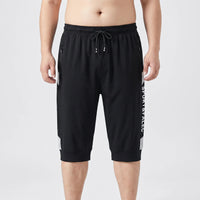 Plus Size Elastic Waist Sport Shorts - Randal