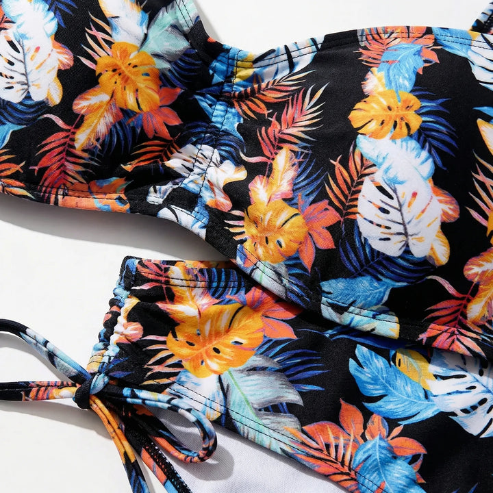 Plus Size High-Waist Bikini Set - Amanda