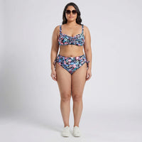 Plus Size High-Waist Bikini Set - Amanda