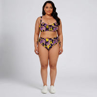 Plus Size High-Waist Bikini Set - Amanda
