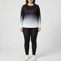 Plus Size Long Sleeve Lounge Suit - Lindsay