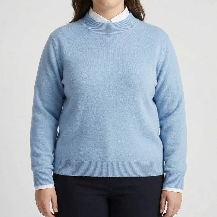 Plus Size Long Sleeve Sweater - Delia