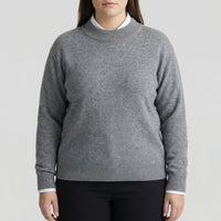 Plus Size Long Sleeve Sweater - Delia