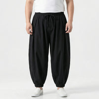 Plus Size Loose Harem-Style Trouser - Leon