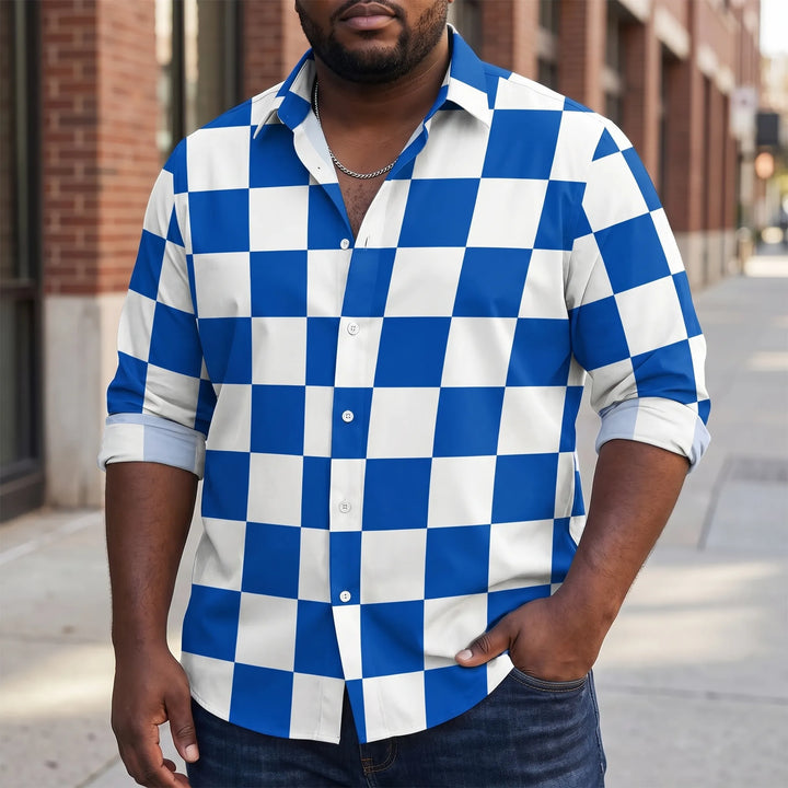 Plus Size Relaxed Fit Men's Shirt - Darryl