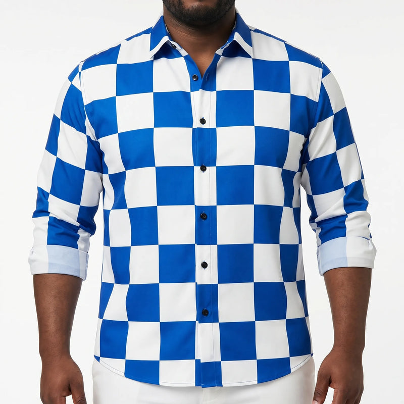 Plus Size Relaxed Fit Men's Shirt - Darryl