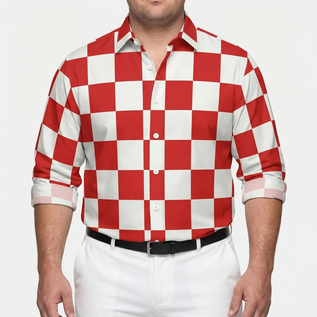 Plus Size Relaxed Fit Men's Shirt - Darryl