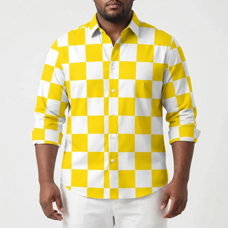 Plus Size Relaxed Fit Men's Shirt - Darryl