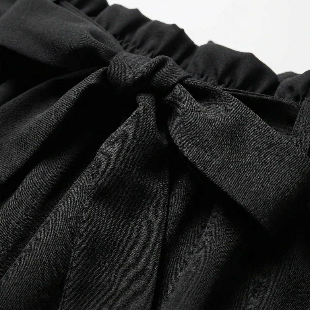 Plus Size Ruffle Waist Shorts - Jeannie