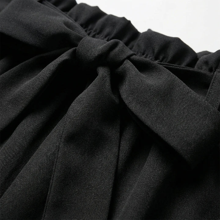 Plus Size Ruffle Waist Shorts - Jeannie