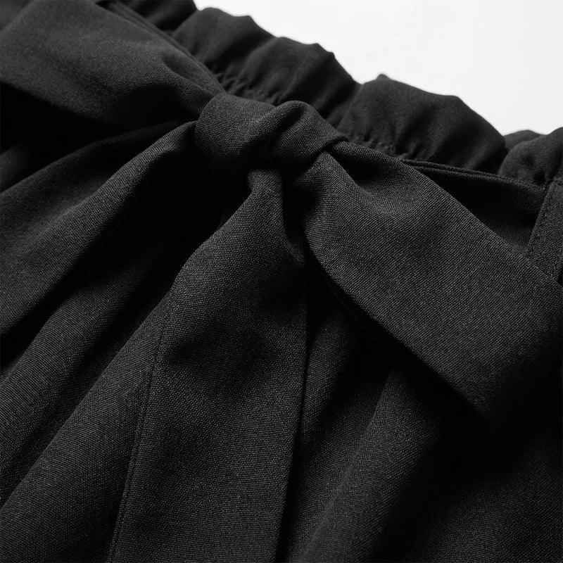 Plus Size Ruffle Waist Shorts - Jeannie