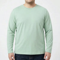 Plus Size Slim Fit Long Sleeve Tee For Men - Kurt
