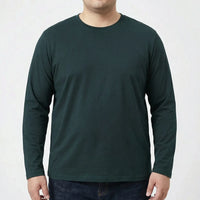 Plus Size Slim Fit Long Sleeve Tee For Men - Kurt