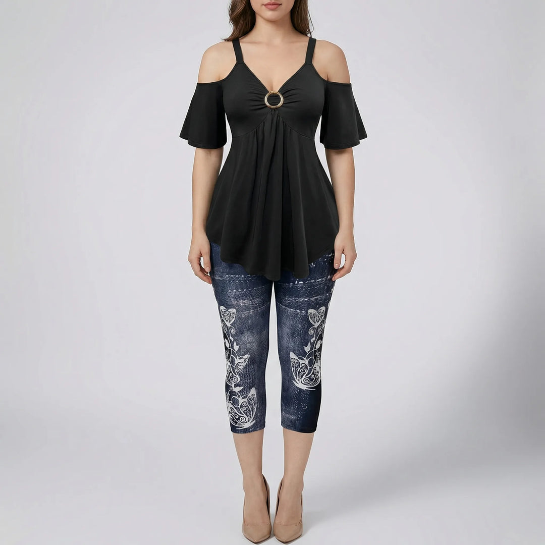 Plus Size Two-Piece Casual Set - Linda