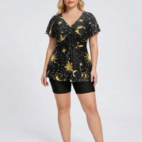 Plus Size Two-Piece Swimsuit Set - Catherine