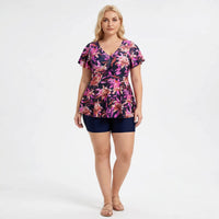 Plus Size Two-Piece Swimsuit Set - Catherine