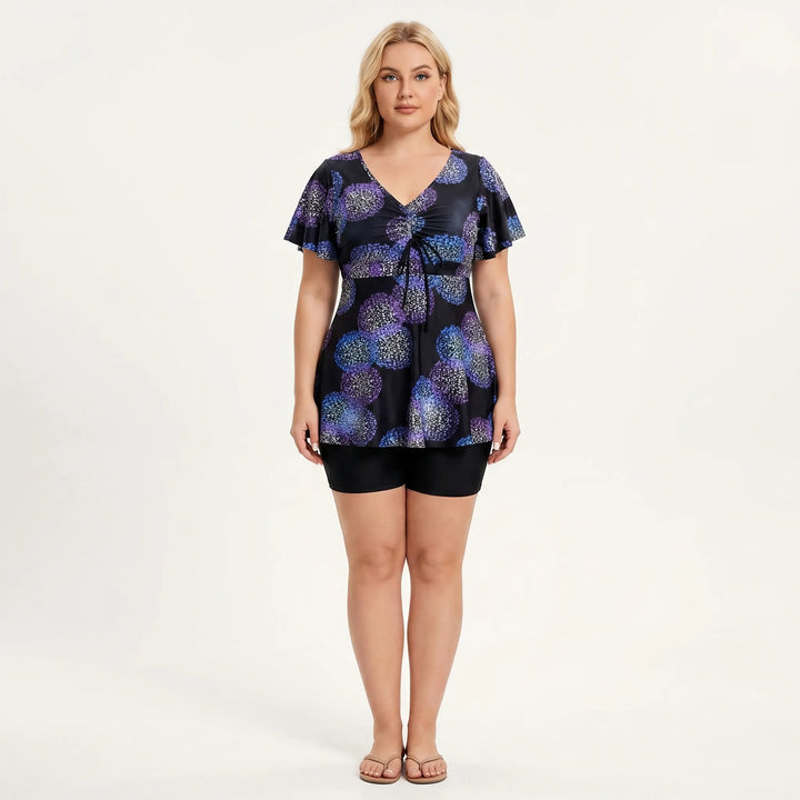 Plus Size Two-Piece Swimsuit Set - Catherine