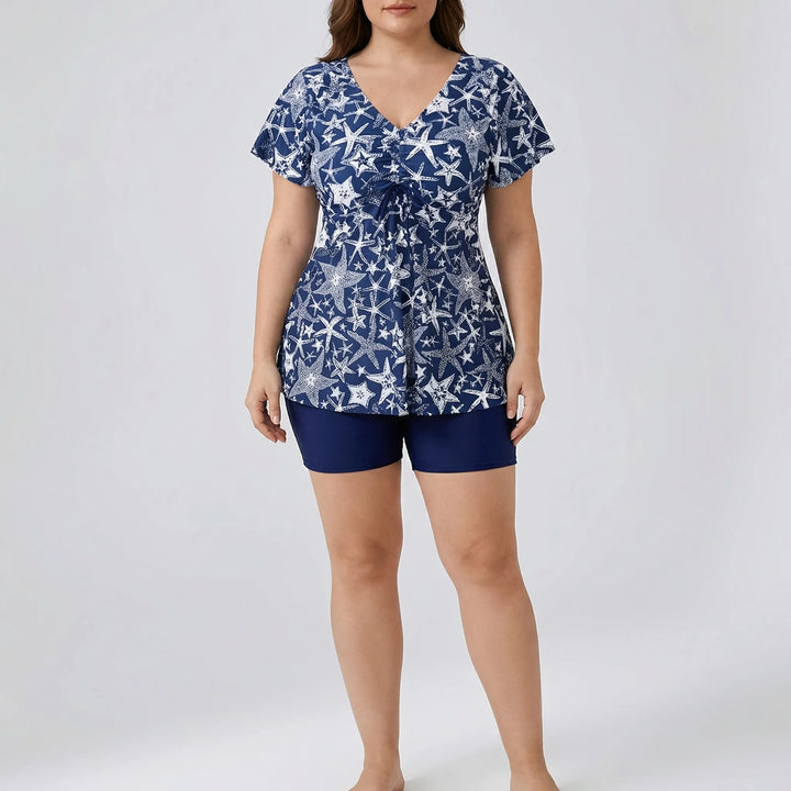 Plus Size Two-Piece Swimsuit Set - Catherine