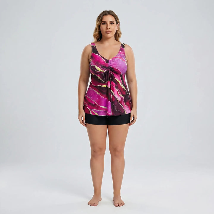Plus Size Two Piece Swimsuit - Robin