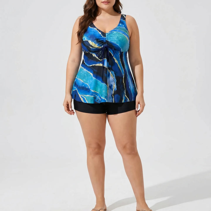 Plus Size Two Piece Swimsuit - Robin