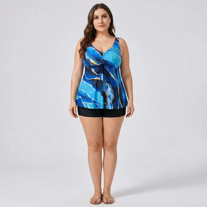 Plus Size Two Piece Swimsuit - Robin