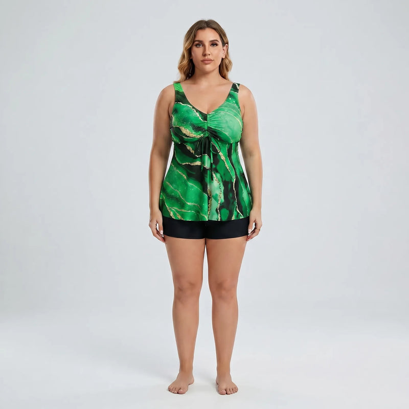Plus Size Two Piece Swimsuit - Robin