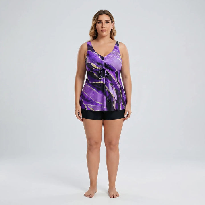 Plus Size Two Piece Swimsuit - Robin