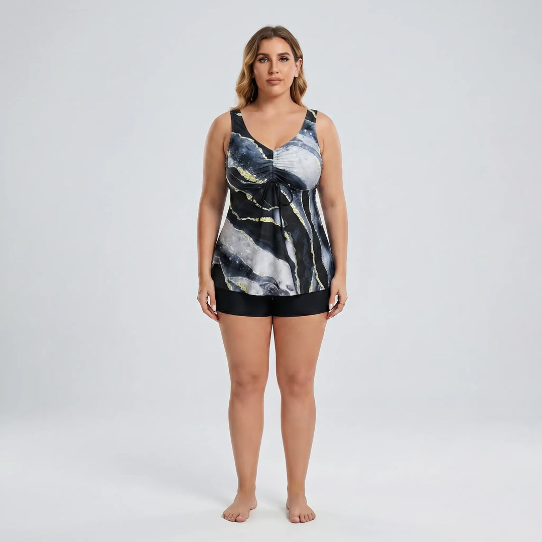 Plus Size Two Piece Swimsuit - Robin
