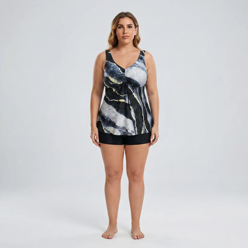 Plus Size Two Piece Swimsuit - Robin