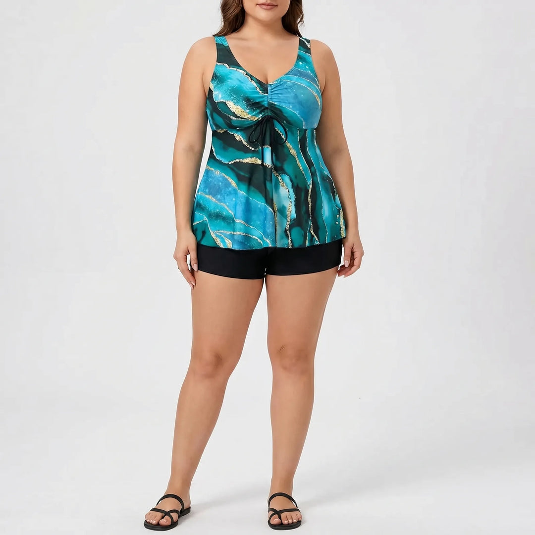 Plus Size Two Piece Swimsuit - Robin