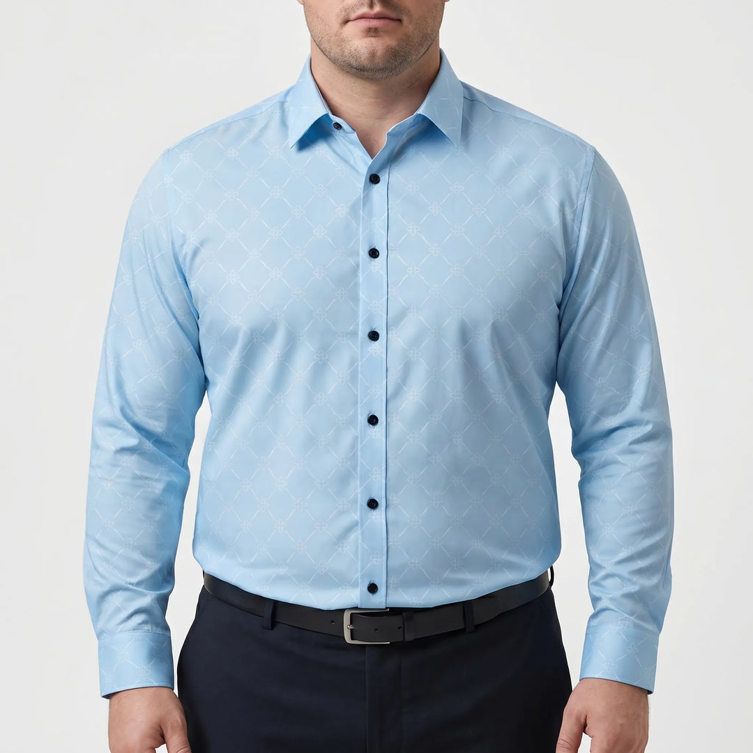 Plus Size Versatile Business Shirt - Bill