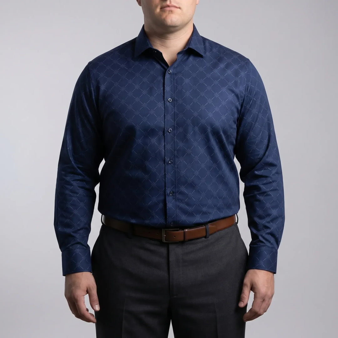 Plus Size Versatile Business Shirt - Bill