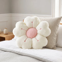 Plush Flower-Shaped Throw Cushion - PetalPlump