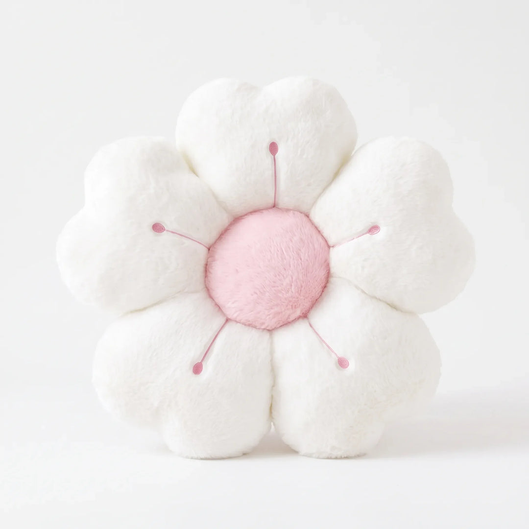 Plush Flower-Shaped Throw Cushion - PetalPlump