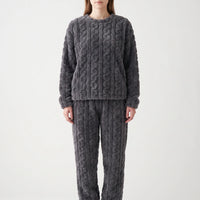 Plush Long Sleeve Pyjama Set - Rosemarie