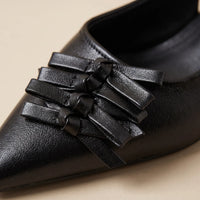 Pointed Toe Slingback Heels - Kristina