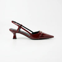 Pointed Toe Slingback Heels - Victoria