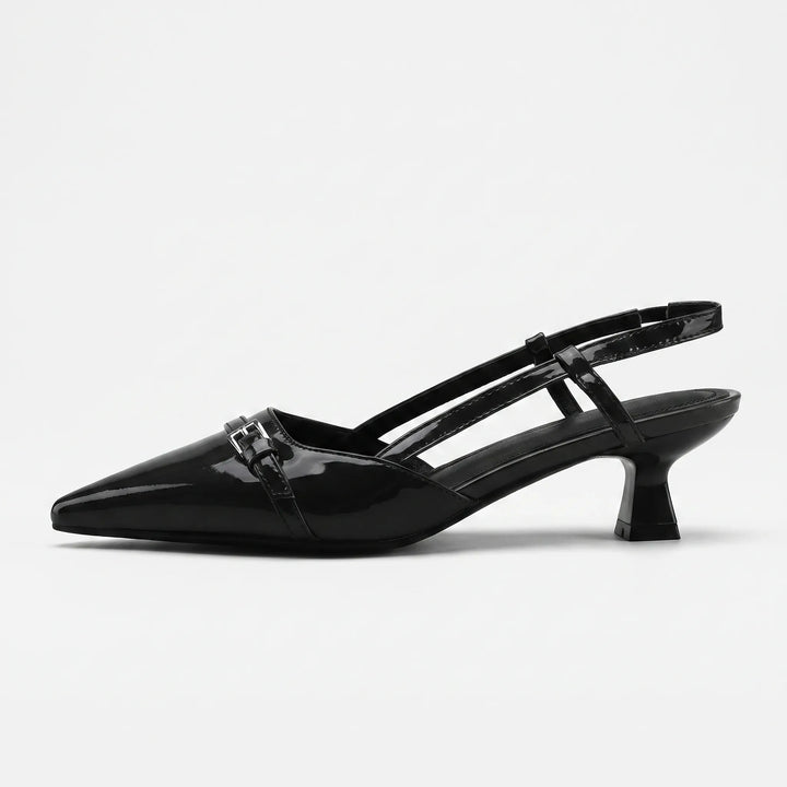 Pointed Toe Slingback Heels - Victoria