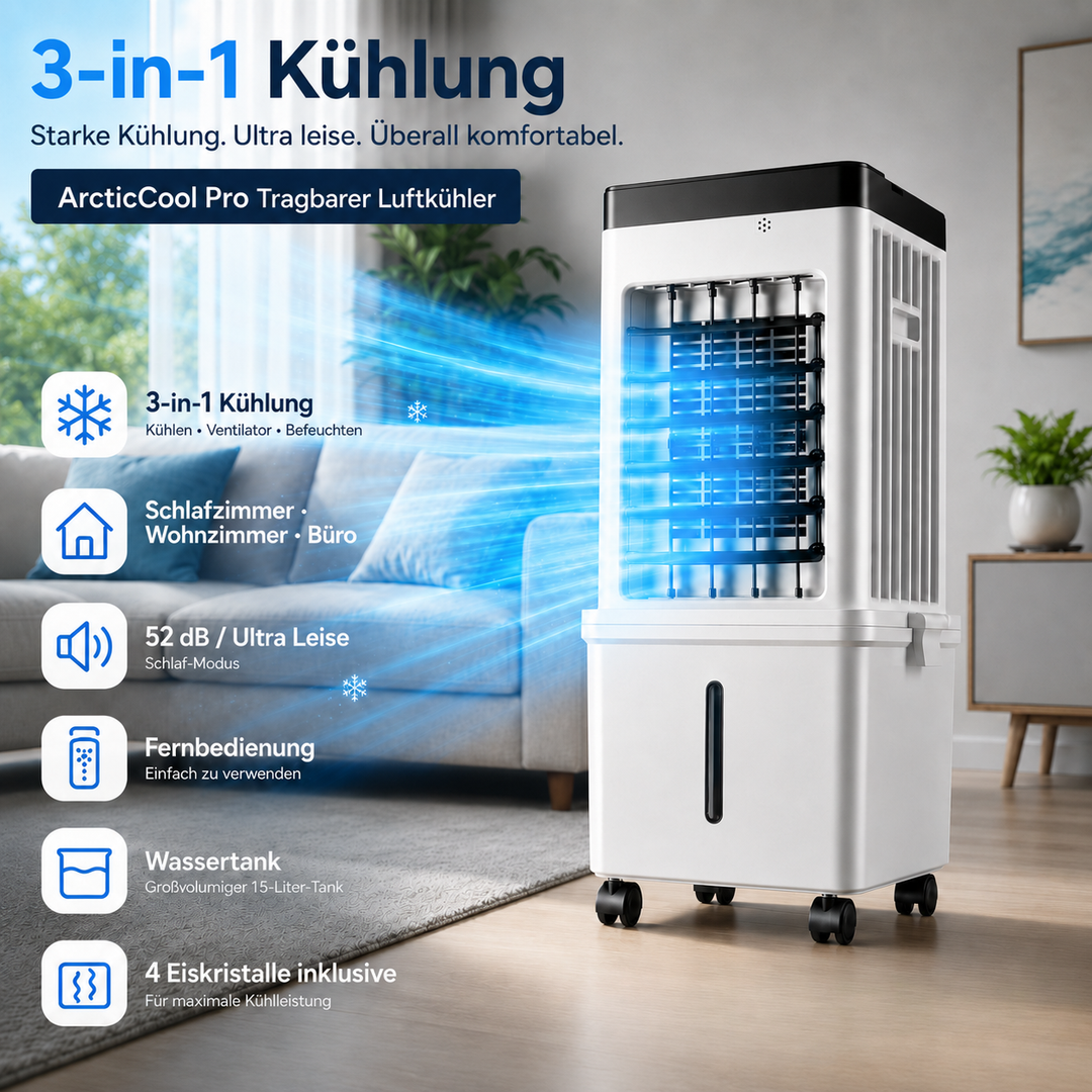 Portable Evaporative Air Cooler - Nordos