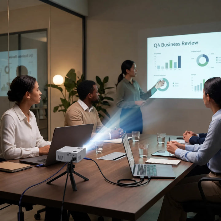 Portable Mini Projector for Business Presentations