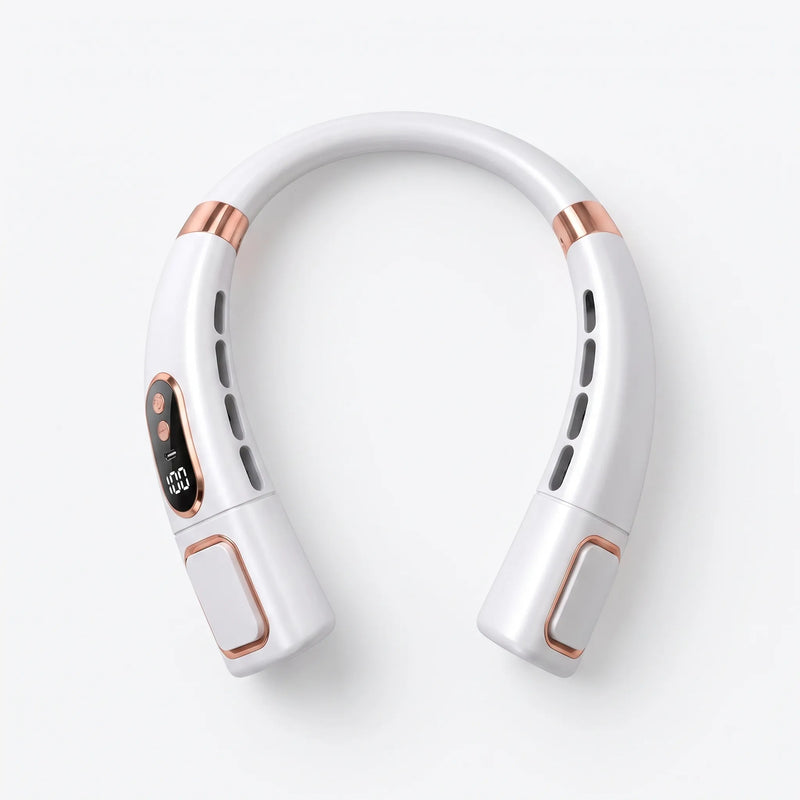 Portable Neck Fan With A Bladeless Design For On The Go - Aeriq