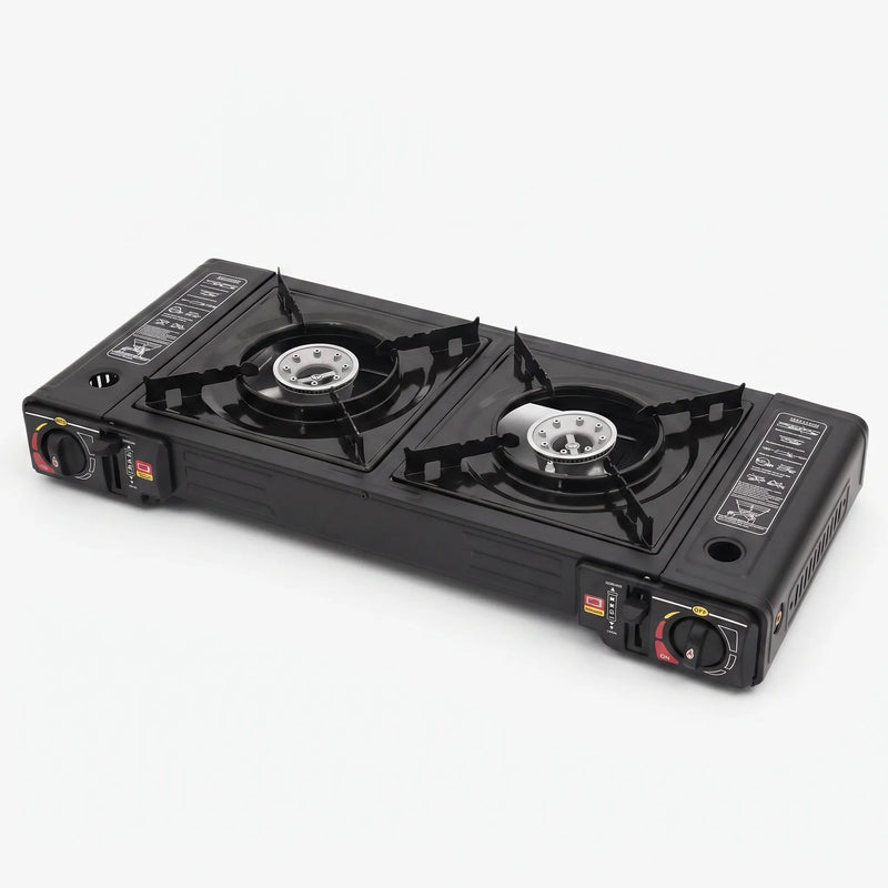 Portable Twin Burner Stove - Veldia
