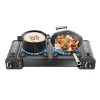 Portable Two-Burner Camping Stove - Campiq