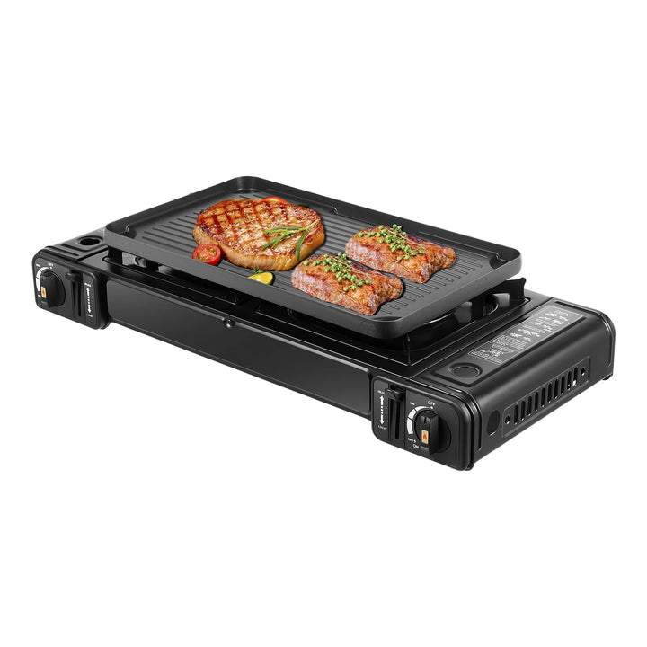 Portable Two-Burner Camping Stove - Campiq