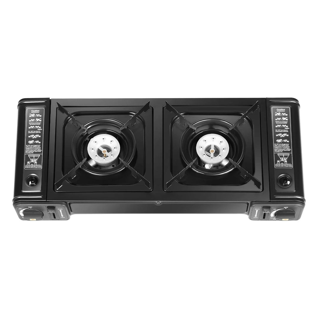 Portable Two-Burner Camping Stove - Campiq